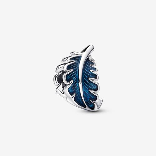 Charm Plume Courbe Bleue - Pandora - Modalova