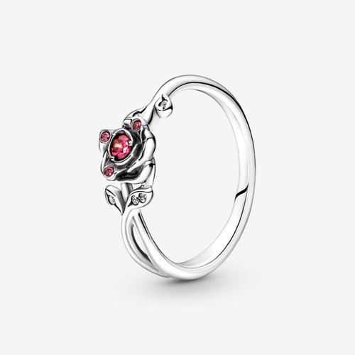 Bague Disney La Belle et La Bête Rose - Pandora - Modalova