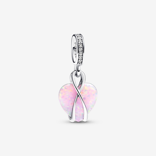 Charm Pendant Cœur Opalescent Mum - Pandora - Modalova