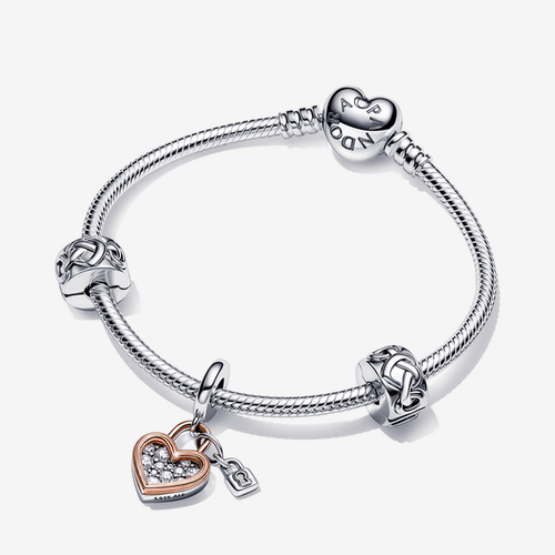 Bracelet composé Cadenas Cœur - Pandora - Modalova