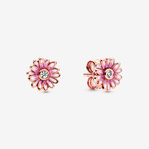 Clous d'Oreilles Marguerite Rose - Pandora - Modalova