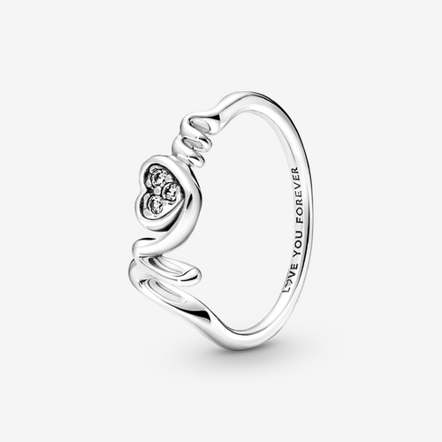 Bague Cœur Pavé Mom - Pandora - Modalova