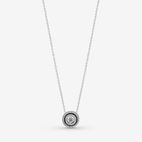 Collier Halo Double Scintillant - Pandora - Modalova