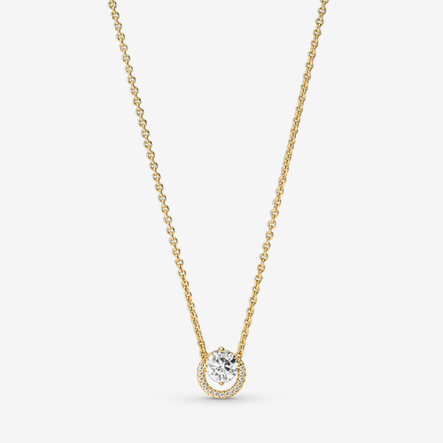 Collier Pendentif Halo Rond Scintillant - Pandora - Modalova