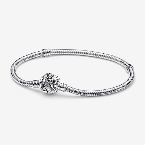 Bracelet Maille Serpent Fermoir Fée Clochette Moments Disney - Pandora - Modalova