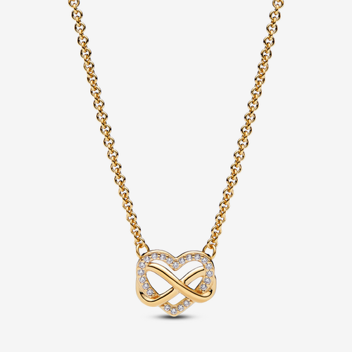 Collier Cœur Infini Scintillant - Pandora - Modalova