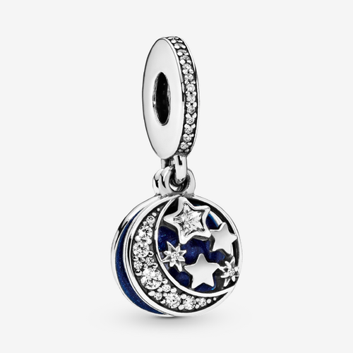 Charm Pendentif Lune et Ciel Nocturne - Pandora - Modalova