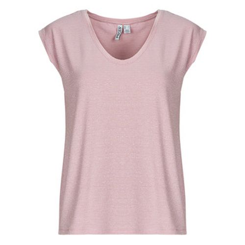 T-shirt PCBILLO TEE LUREX STRIPES - Pieces - Modalova