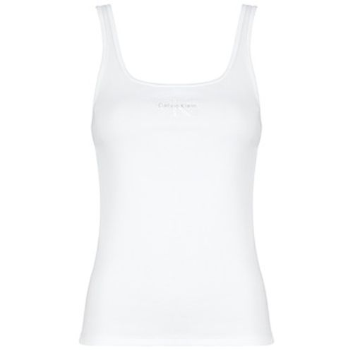 Debardeur MONOLOGO SCOOP NK RIB TANKTOP - Calvin Klein Jeans - Modalova