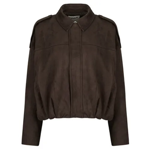 Blouson ONLMOON-STINA FAUX SUEDE BOMBER - Only - Modalova