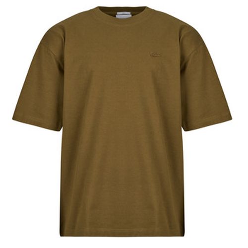 T-shirt T-shirt en jersey de coton épais loose fit - Lacoste - Modalova