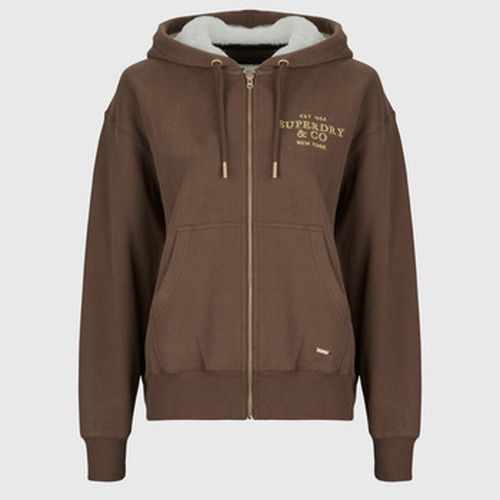 Sweatshirts à capuche Luxe Fur Lined Zip Hoodie - Superdry - Modalova