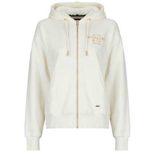 Sweatshirts à capuche Luxe Fur Lined Zip Hoodie - Superdry - Modalova