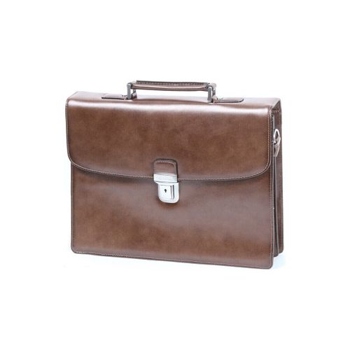 Porte document Serviette Refente De Cuir De Vachette K63041 - Katana - Modalova