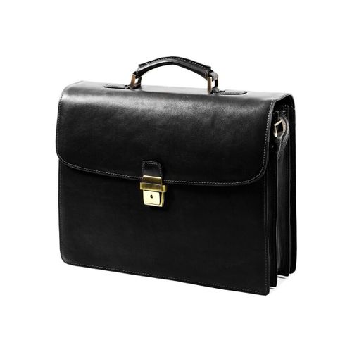 Porte document Cartable Arizona Cuir De Vachette Gras 3 Soufflets GH 5228 - Gerard Henon - Modalova