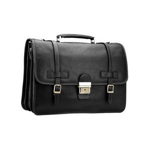 Porte document Cartable Cuir De Vachette Gras 3 Soufflets K 31039 - Katana - Modalova
