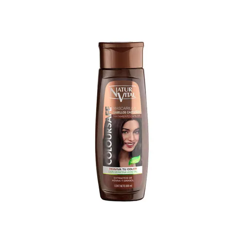 Soins & Après-shampooing Masque Coloursafe marron - Natur Vital - Modalova