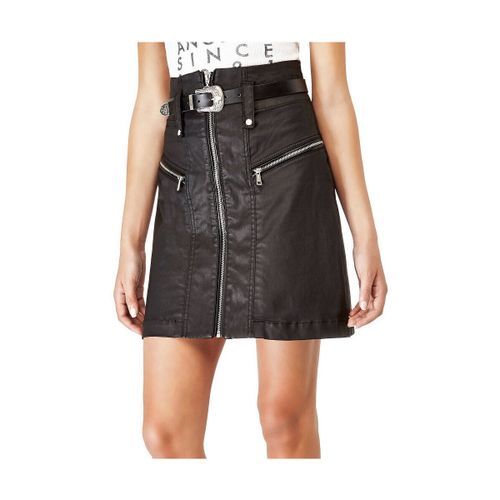 Jupes Jupe compatible +Ceinture en denim effet enduit Noir - Guess - Modalova