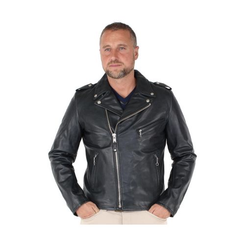 Blouson Blouson Perfecto en cuir Ref 41821 Noir - Schott - Modalova