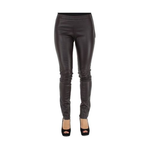 Pantalon Leggings cuir stretch ref_cco32451 marron - Giorgio - Modalova