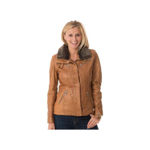 Veste GEMMA SHEEP AOSTA COGNAC ZZ - Rose Garden - Modalova