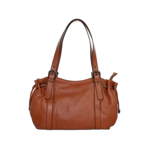 Sac a main Sac porté épaule cuir ref 43158 terre 36* - Hexagona - Modalova