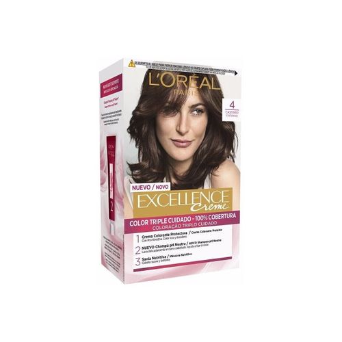 Colorations Excellence Teinture Crème 4-brun - L’Oréal Paris - Modalova