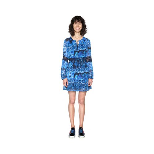Robe Robe Linda Bleu 18SWVWD8 - Desigual - Modalova