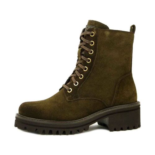 Bottes à talon Bottine, Daim, Lacets et Zip - 23052 - Raquel Perez - Modalova