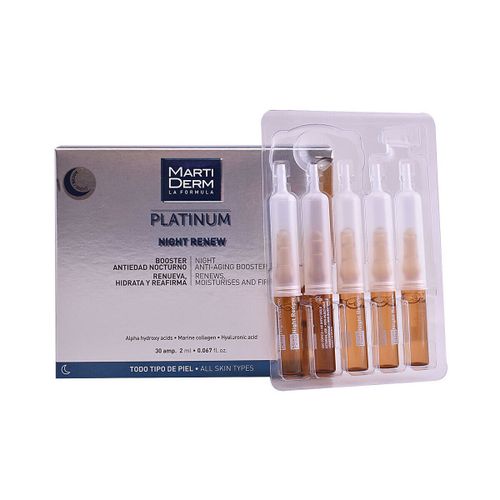 Soins ciblés Platinum Nuit Renew Ampoules 30 X - Martiderm - Modalova