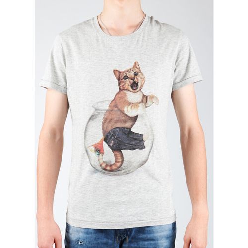 T-shirt Light Grey Mel W7940IS03 - Wrangler - Modalova