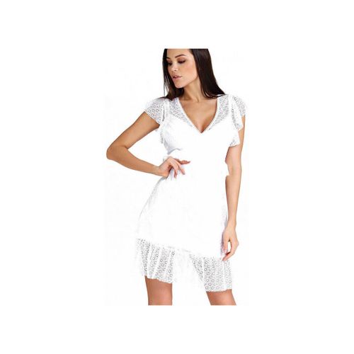 Robe Robe Dentelle Angelica W83k66 Blanc - Guess - Modalova