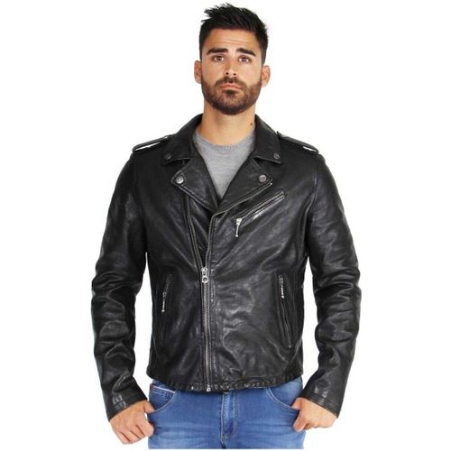 Blouson Blouson Golberg cuir ref 46926 Noir - Daytona - Modalova