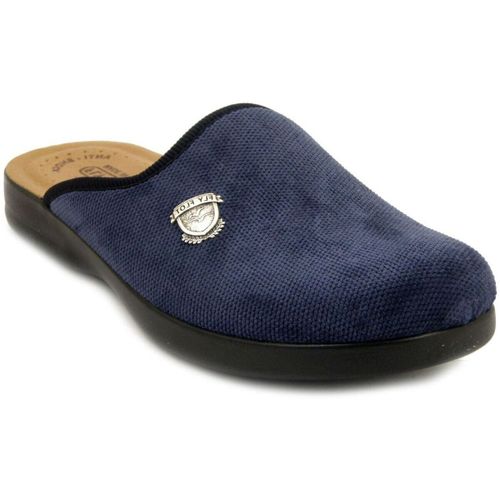 Chaussons Chaussures, Mule, Velour- P7588 - Fly Flot - Modalova