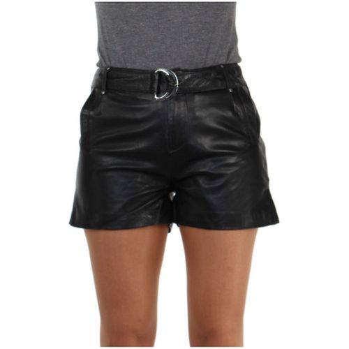 Short Short Rose Garden en cuir ref_46928 Noir - Daytona - Modalova