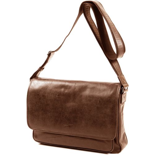 Sac bandoulière Besace En Cuir De Vachette Vieilli Pleine Fleur GH 8352 - Gerard Henon - Modalova