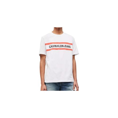 T-shirt CHEST STRIPE INSTIT - Calvin Klein Jeans - Modalova