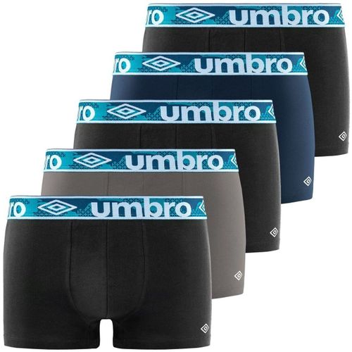 Boxers Lot de 5 Boxers coton uni - Umbro - Modalova
