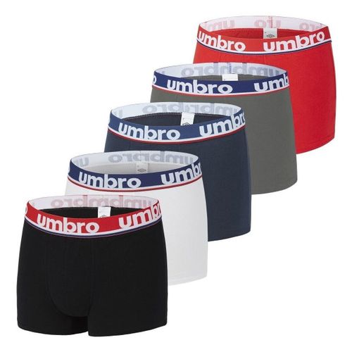 Boxers Lot de 5 Boxers coton uni - Umbro - Modalova