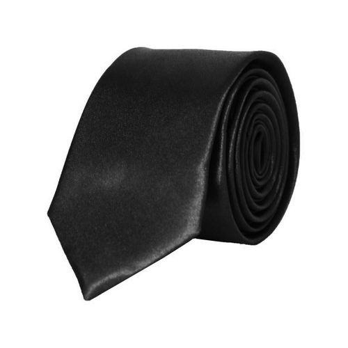 Cravates et accessoires Cravate Satin Slim H, Noir - Kebello - Modalova
