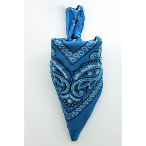 Echarpe Bandana coton F, Turquoise - Kebello - Modalova