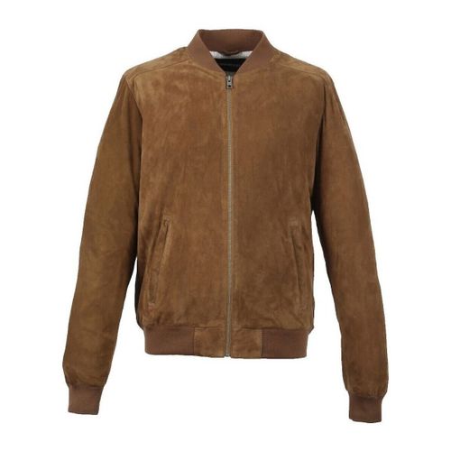 Blouson Bombers en cuir Robbie ref_48666 Cognac - Oakwood - Modalova