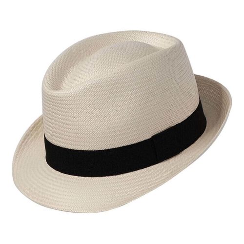 Chapeau Trilby panama véritable pliable T57 - Chapeau-Tendance - Modalova