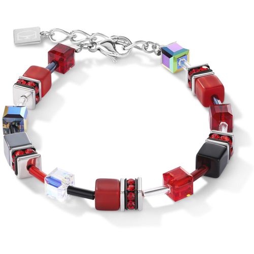 Bracelets Bracelet Geocube rouge et hématite - Coeur De Lion - Modalova