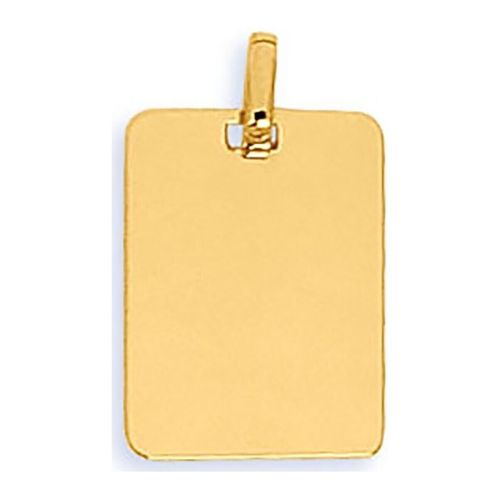 Pendentifs Pendentif plaque rectangle or jaune - Brillaxis - Modalova