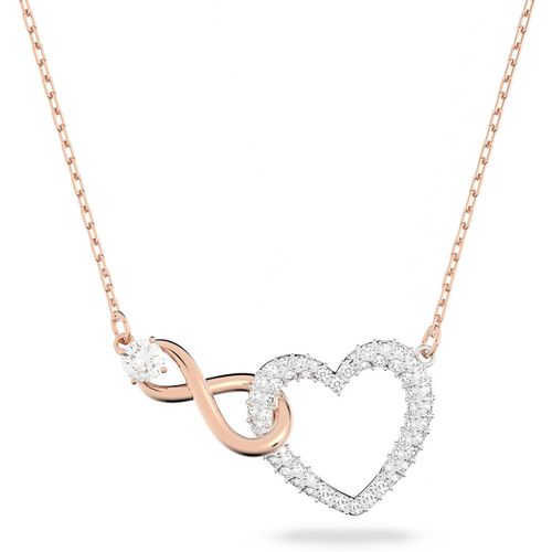 Collier Collier Hyperbola coeur et infini - Swarovski - Modalova