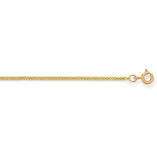 Collier Chaîne or jaune 9 carats maille gourmette 1.2mm - Brillaxis - Modalova