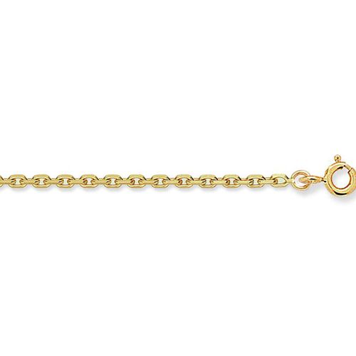 Collier Chaine or jaune 9 carats maille forçat 1.7mm - Brillaxis - Modalova