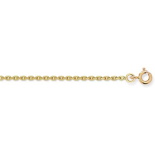 Collier Chaîne or jaune 375/1000 maille forçat 1.6mm - Brillaxis - Modalova