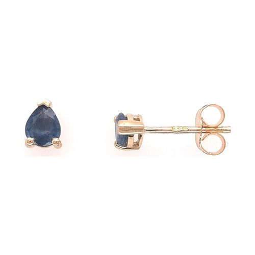 Boucles oreilles Boucles d'oreilles saphir poire 5x4 - Brillaxis - Modalova